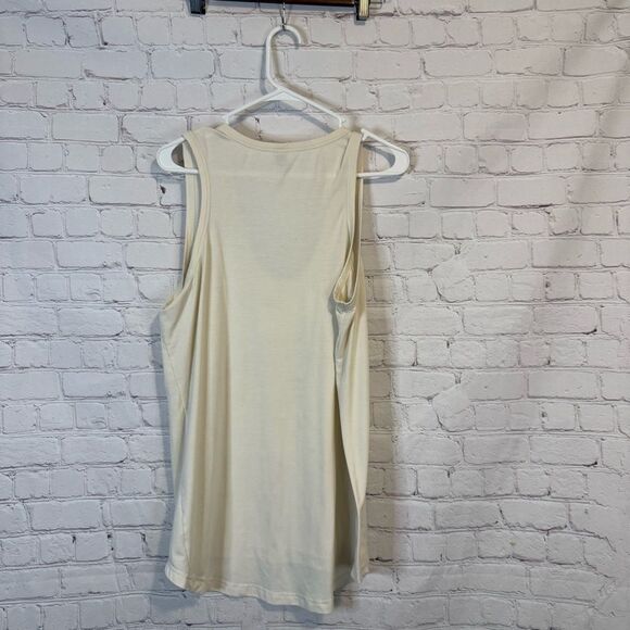 Varley Long Palmer Tank Top Eggnog size large - Picture 4 of 6